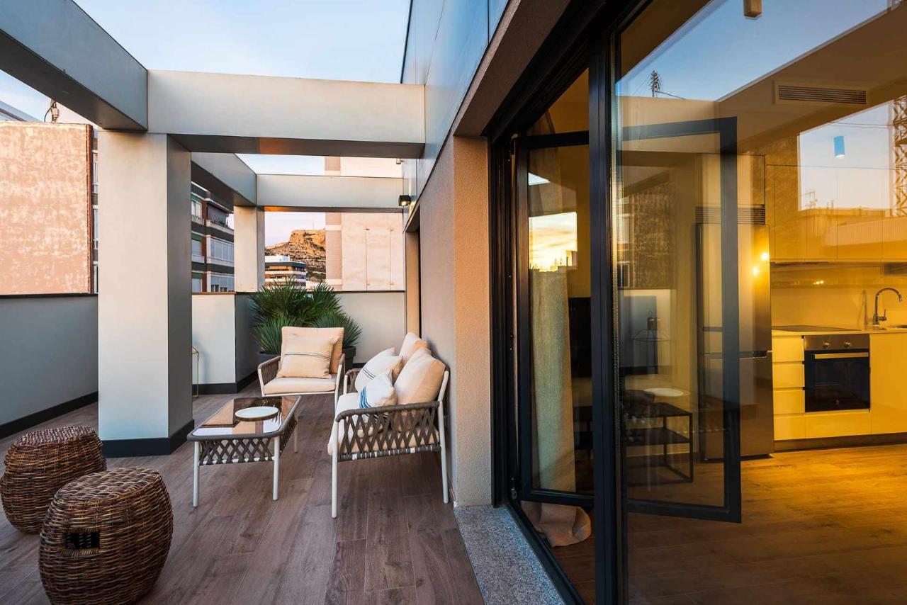 Apartamento Bguest Con Terraza Alicante Luaran gambar